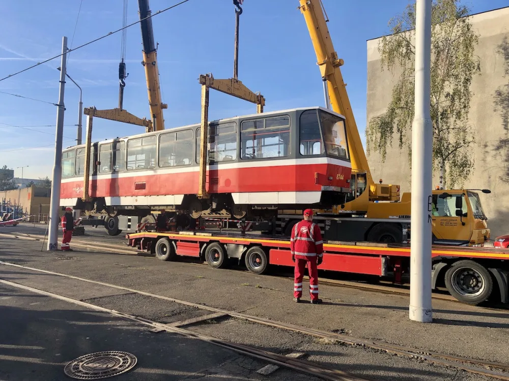 Tramvaje se do Charkova dostanou asi za čtyři dny.