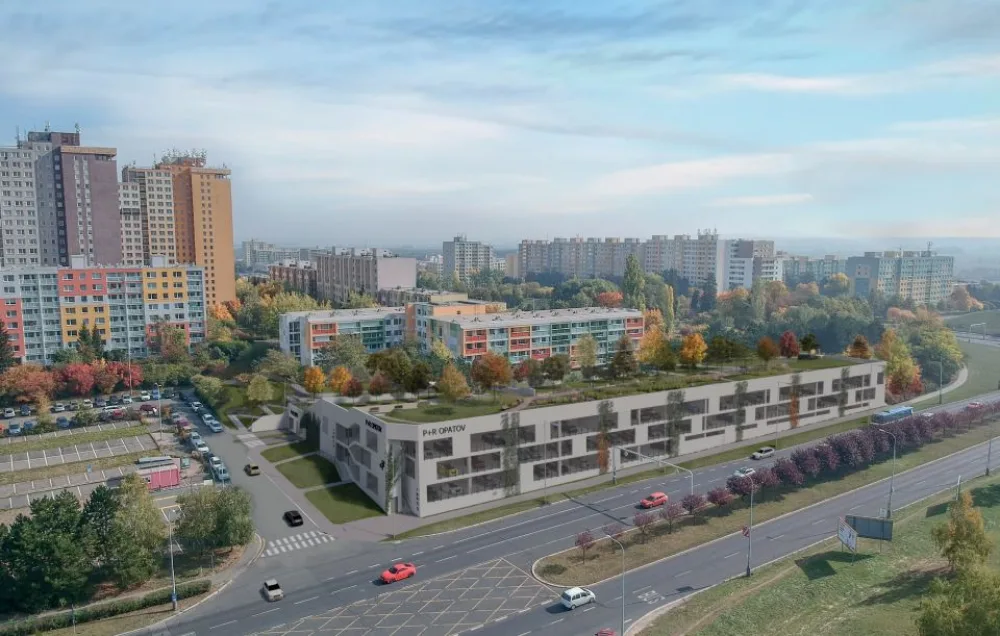 Nový parkovací dům v Praze bude stát 798 milionů. Bude mít zelenou střechu