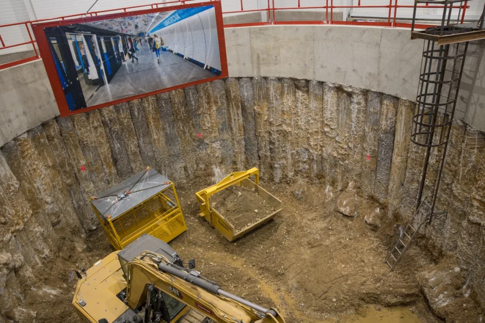 V prvním úseku metra D vyrazili už jeden kilometr tunelů