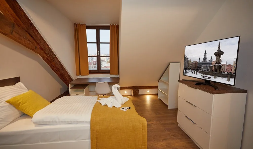 Luxus i pohodlí. Apartmány v Residence Mariánská nabízí ubytování v centru Českých Budějovic