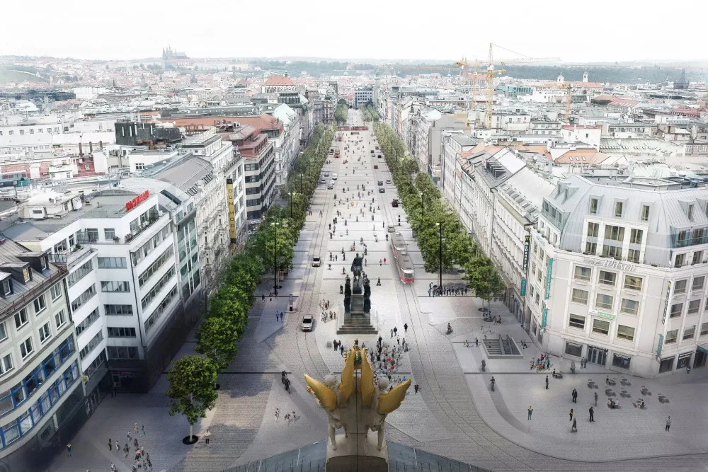 Návrat tramvají na Václavák. Stavba může začít už na jaře