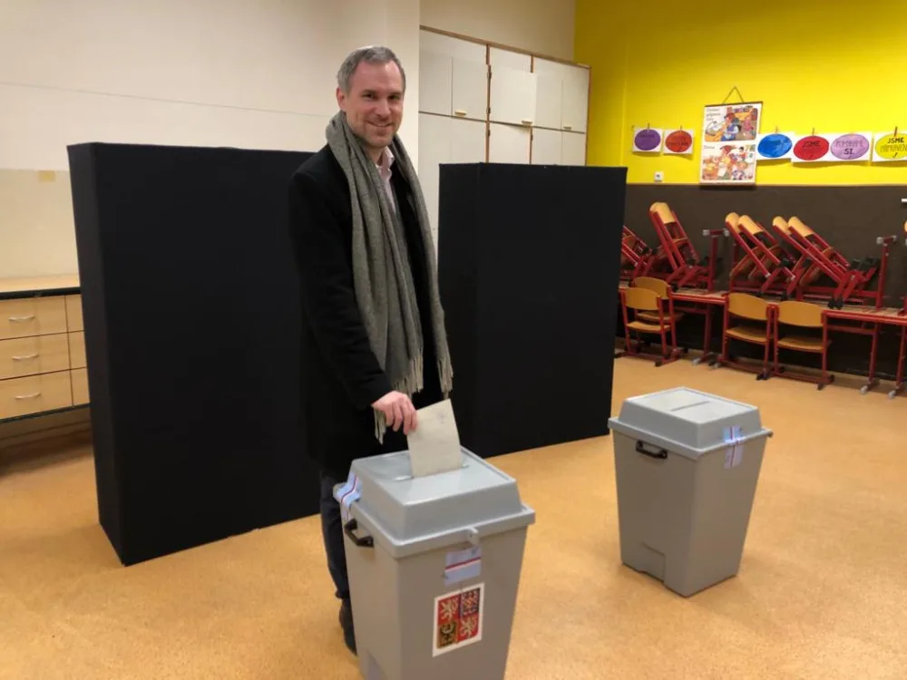 Hřib volil ve Vršovicích