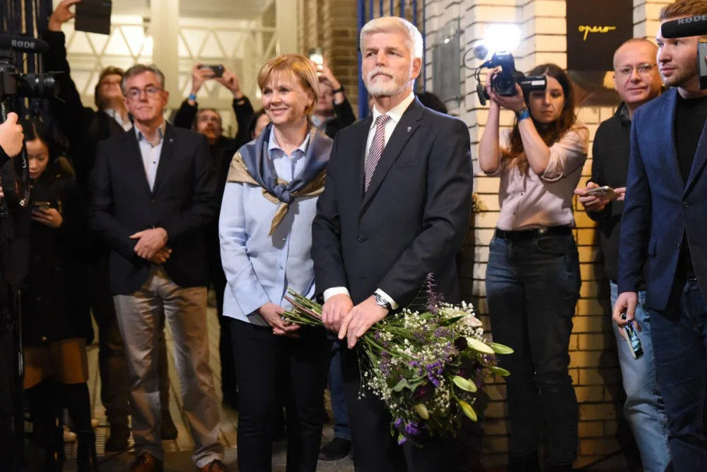 Petr Pavel s manželkou Evou.