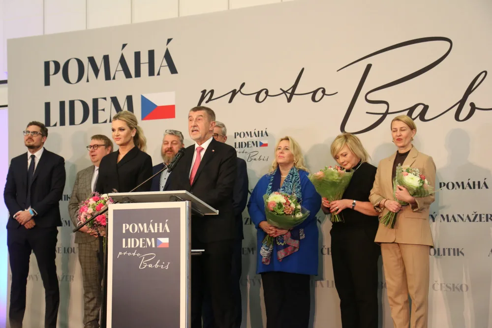 Andrej Babiš a jeho tým.