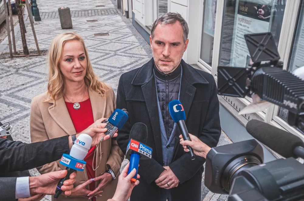 Jana Komrsková a Zdeněk Hřib