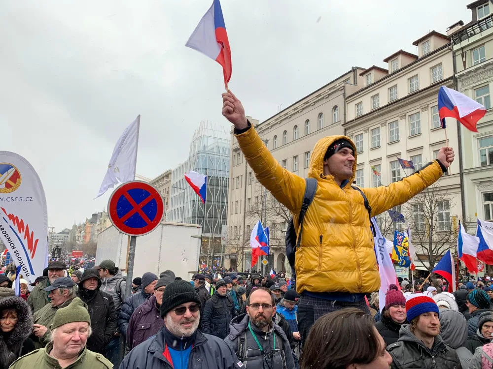 VIDEO: V centru Prahy začala demonstrace Česko proti bídě
