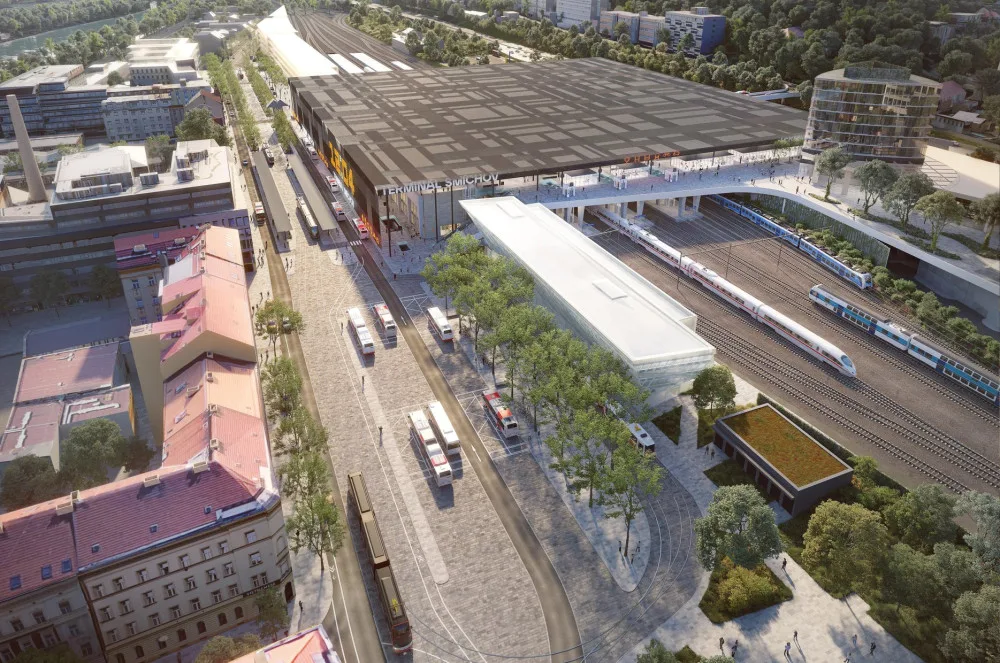Rekonstrukce nádraží Smíchov má být hotová v roce 2028. První práce začnou letos