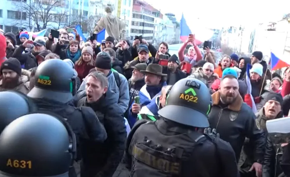 Pořadatelé protivládní demonstrace žádají kontrolu policejního zásahu u muzea