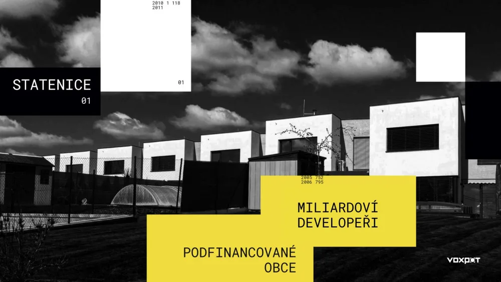 „Kde klid převládá nad stresem,“ láká developer do Statenic. Jeho plány ale obec rozeštvaly Grafika: Jozef Jakubov / Voxpot /