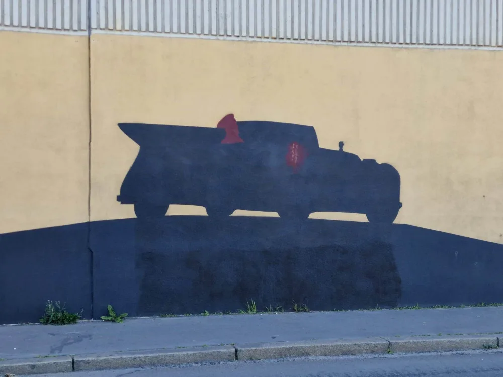 „Náckové jebnutý“. Radnice chce trest pro vandala, který ničí mural na počest Anthropoidu