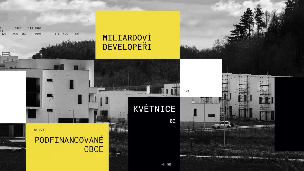„Ne k přežívání, ale k žití.“ Květnice se vyrovnává s následky rychlé výstavby. Grafika: Jozef Jakubov / Voxpot /