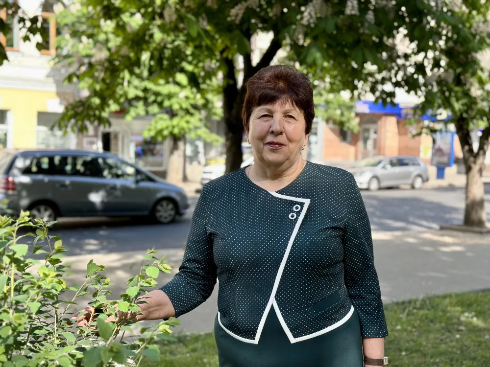 Svého vnuka učí jazyk svých předků. Život tu není normální, vypráví Ukrajinka