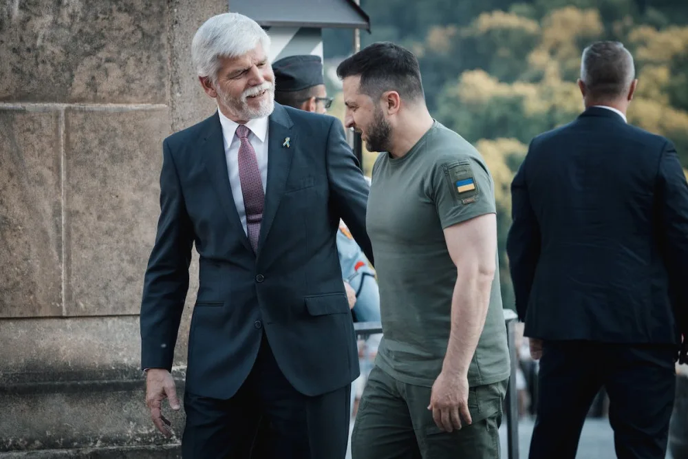 Ukrajinský prezident Zelenskyj dorazil do Prahy na jednání s českými lídry
