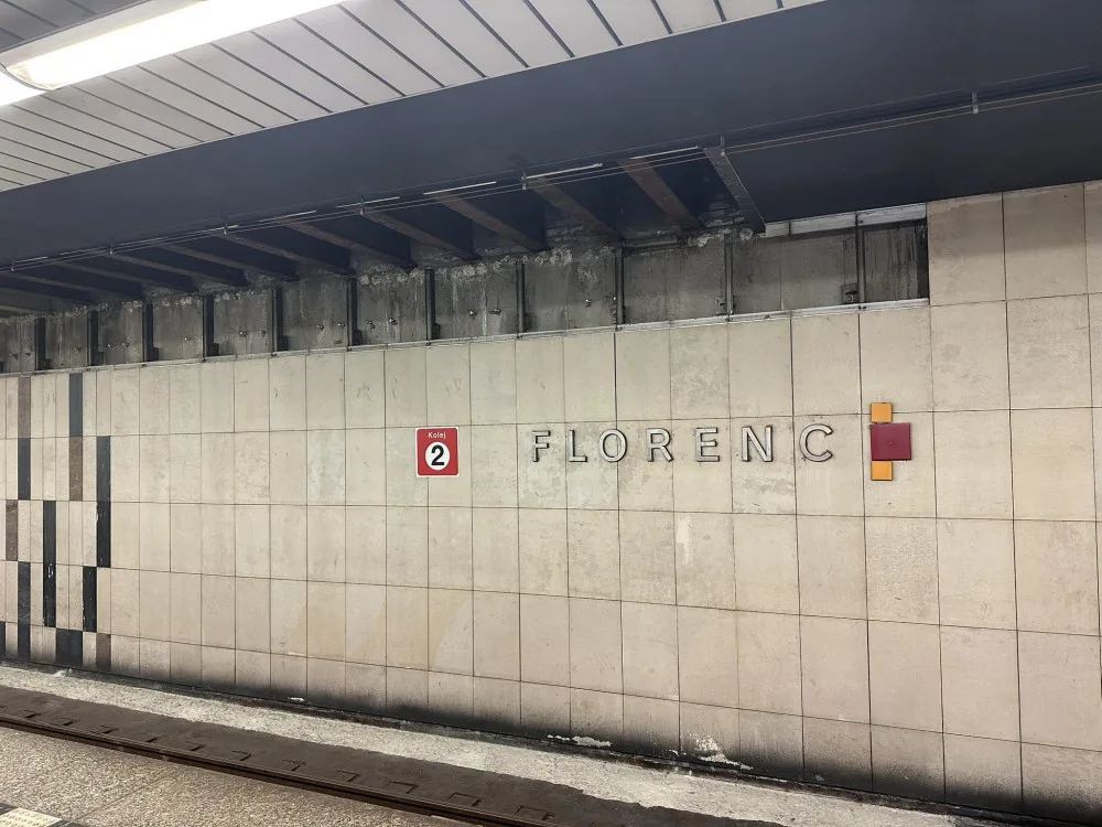 Na zastávce metra Florenc pokračuje oprava stropu. Dnes kvůli tomu nepojede metro mezi Vltavskou a Hlavním nádražím