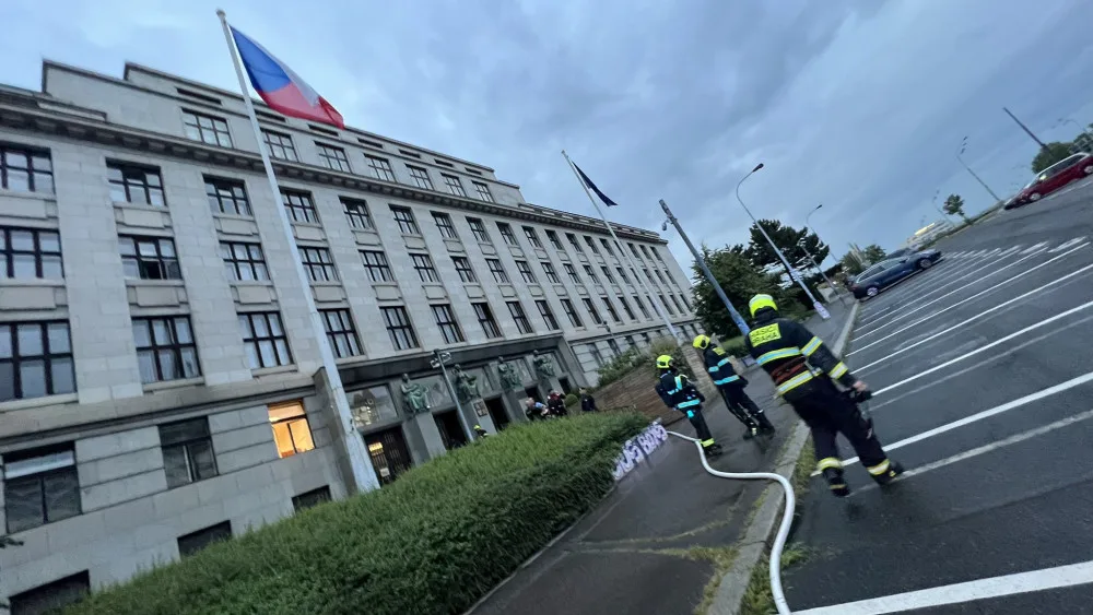 Na Ministerstvu zemědělství hořela kancelář, na vině je technická závada