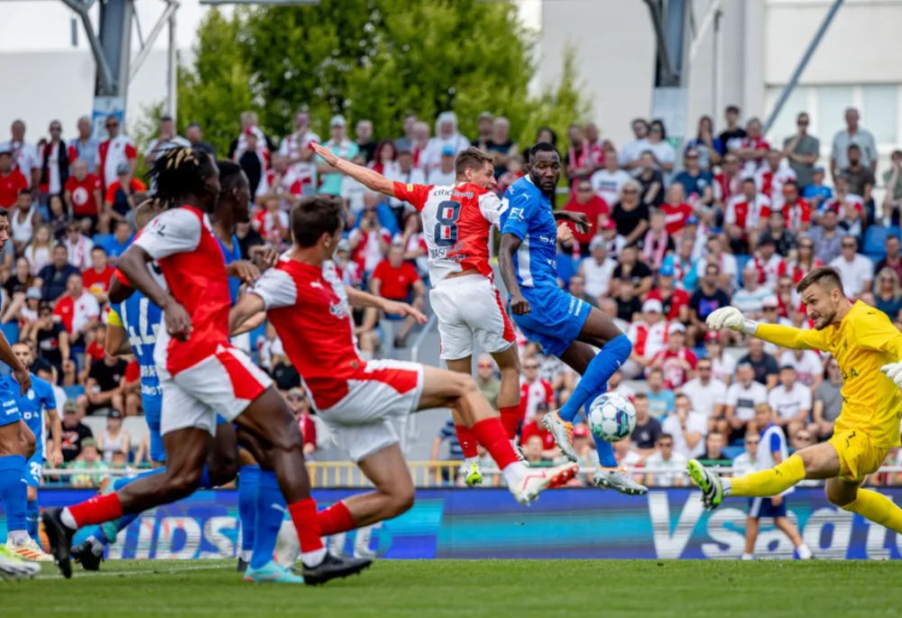 Zápas Slavie a Mladé Boleslavy rozhodl gól do vlastní branky Středočechů