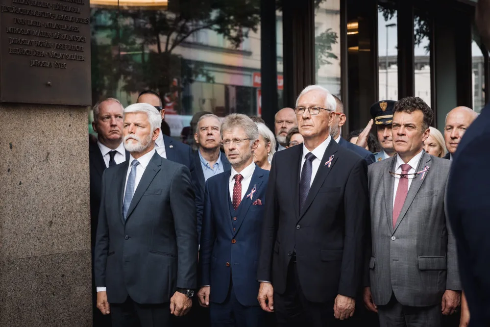 K výročí okupace promluvil před rozhlasem primátor Svoboda, prezident Pavel i premiér Fiala