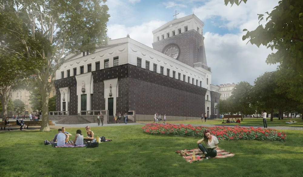 VIZUALIZACE: Rekonstrukce náměstí Jiřího z Poděbrad bude stát 395 milionů