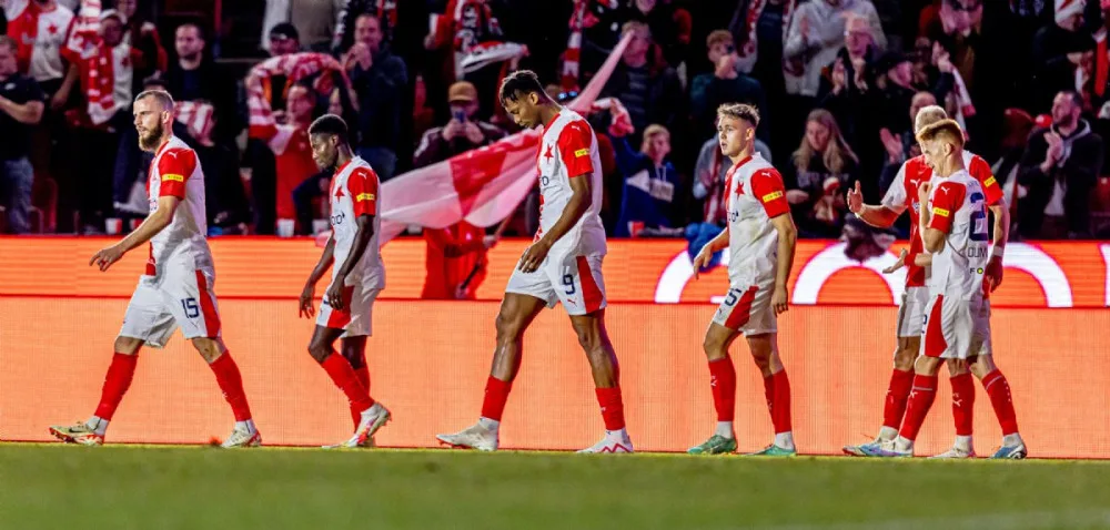 Slavia se dobře naladila na zápas s AS Řím. Porazila Slovácko 2:0