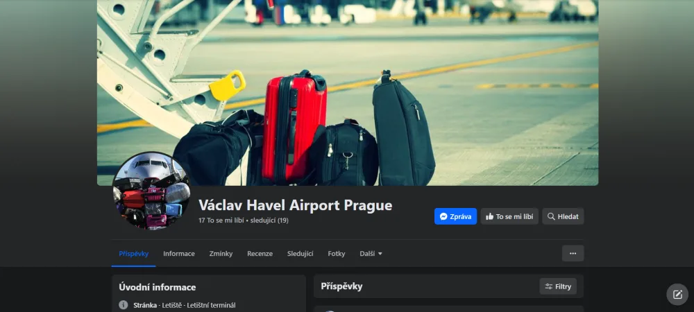 Pozor na podvodnou stránku Letiště Václava Havla. Podvodníci lákají na prodej ztracených zavazadel.
