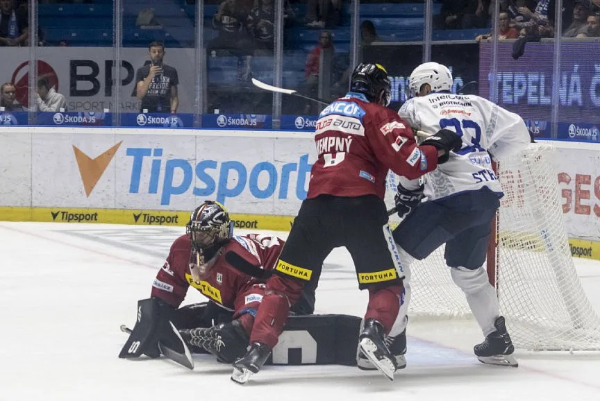 Hokejisté Sparty porazili doma Plzeň pošesté v řadě, tentokráte 5:3