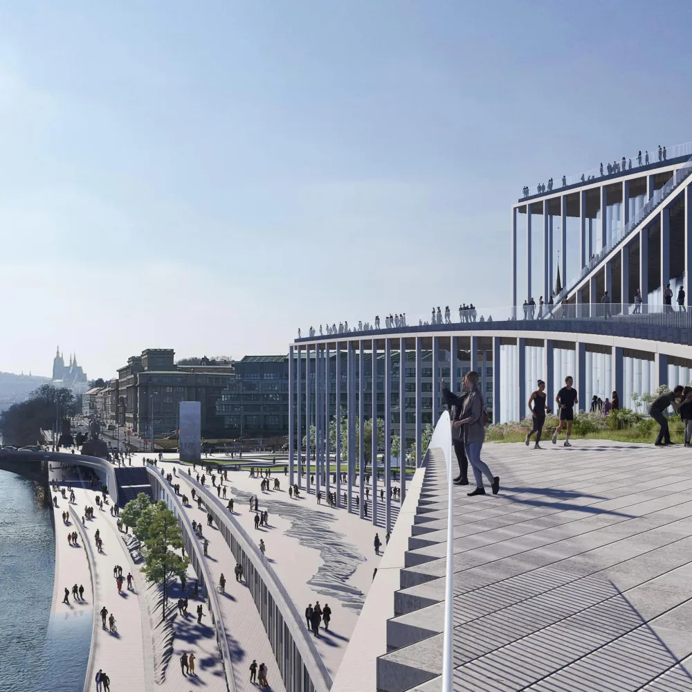 Architekti dopracovali studii Vltavské filharmonie, předají ji v únoru. Stavět se začne za tři roky