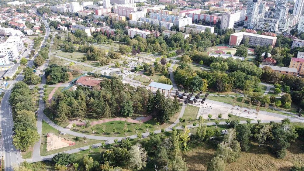 Malešický park.