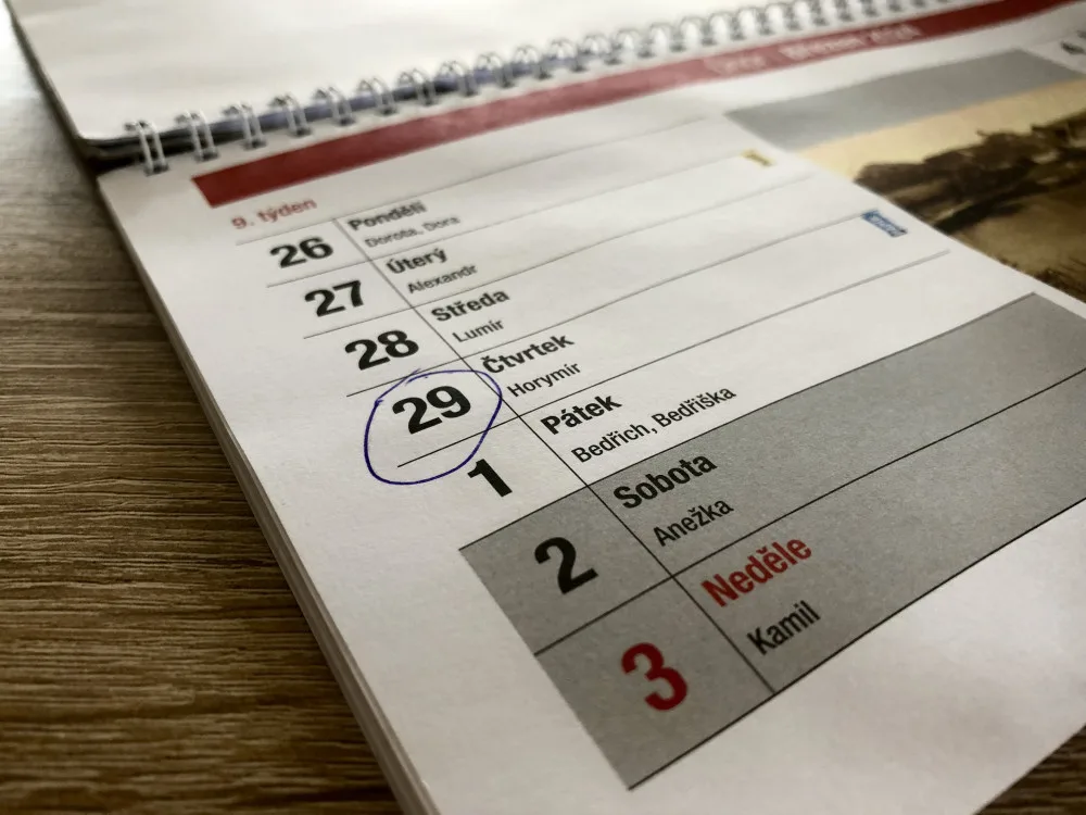 Dnes je v kalendáři unikátní 29. únor. Po čtyřech letech slaví svátek i všichni Horymírové a Radomírové