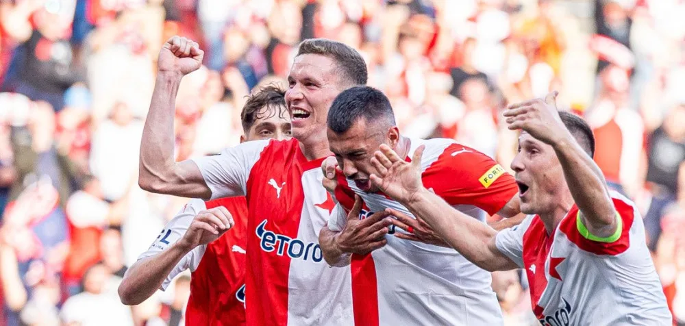 Fotbalisté Slavie vyhráli nad Ostravou 5:0