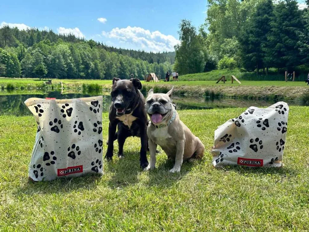 Otevření Purina psího hřiště v Českém Rudolci v Jihočeském kraji