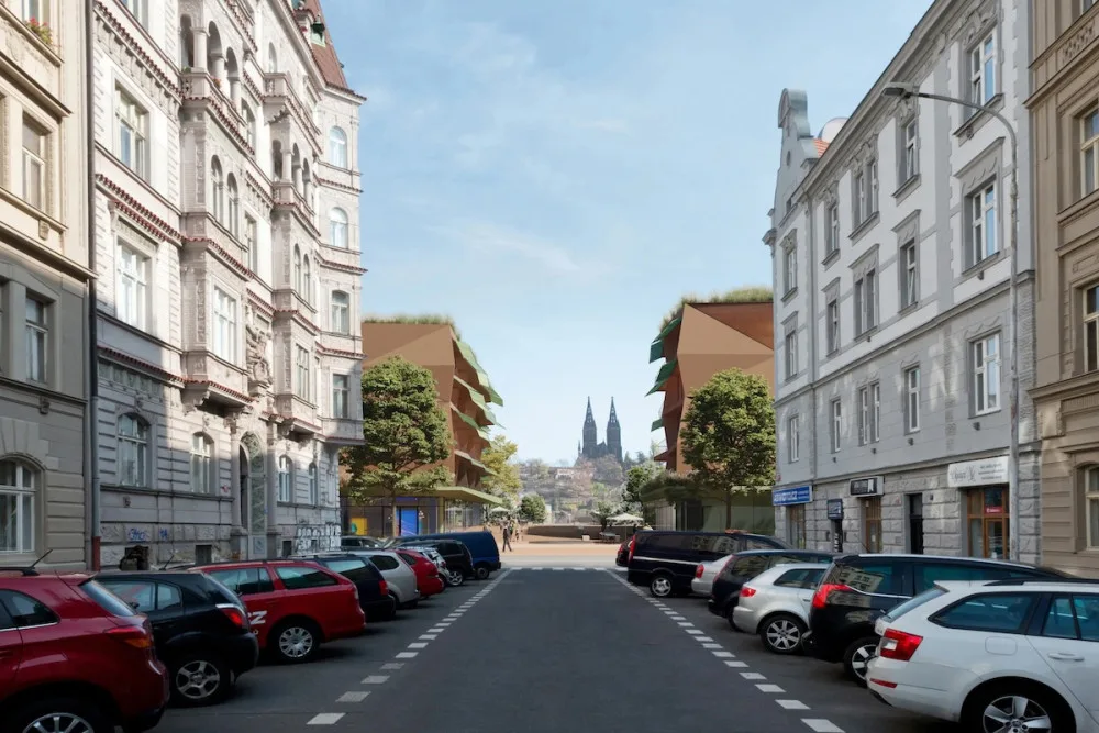 VIZUALIZACE: Na smíchovském břehu Vltavy postaví byty, zmizí sportoviště. Praha schválila změnu územního plánu