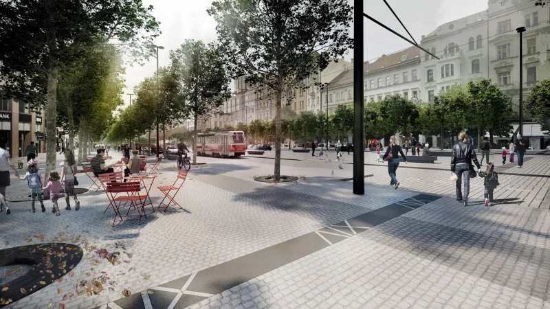 ANKETA: Za tři roky se vrátí tramvaje do horní části Václavského náměstí. Primátor je skeptický, co na projekt říkáte vy?