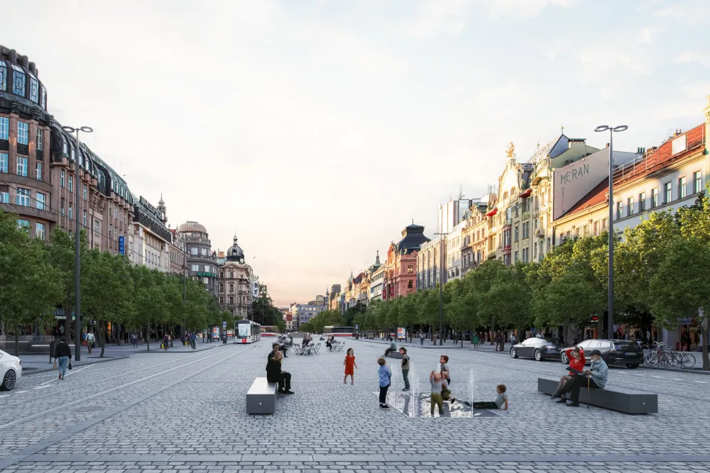 ANKETA: Za tři roky se vrátí tramvaje do horní části Václavského náměstí. Primátor je skeptický, co na projekt říkáte vy?