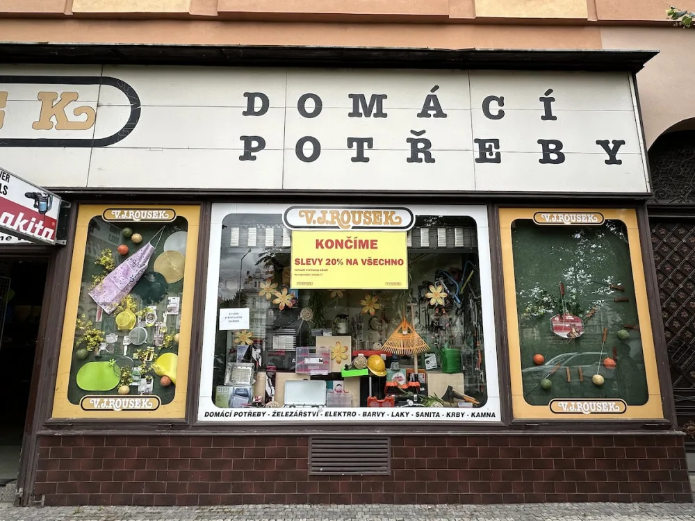 Železářství Rousek v Nuslích po 139 letech zavírá. Tržby klesly o polovinu