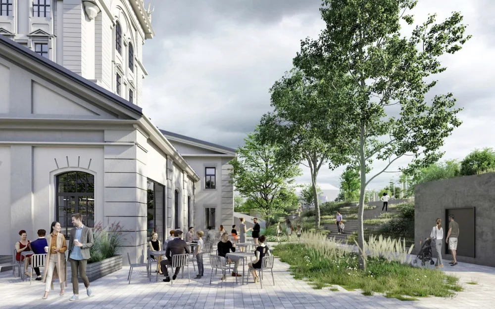 VIZUALIZACE: Z bývalé vodárny na Vinohradech Praha za víc než tři sta milionů vybuduje osvětové centrum