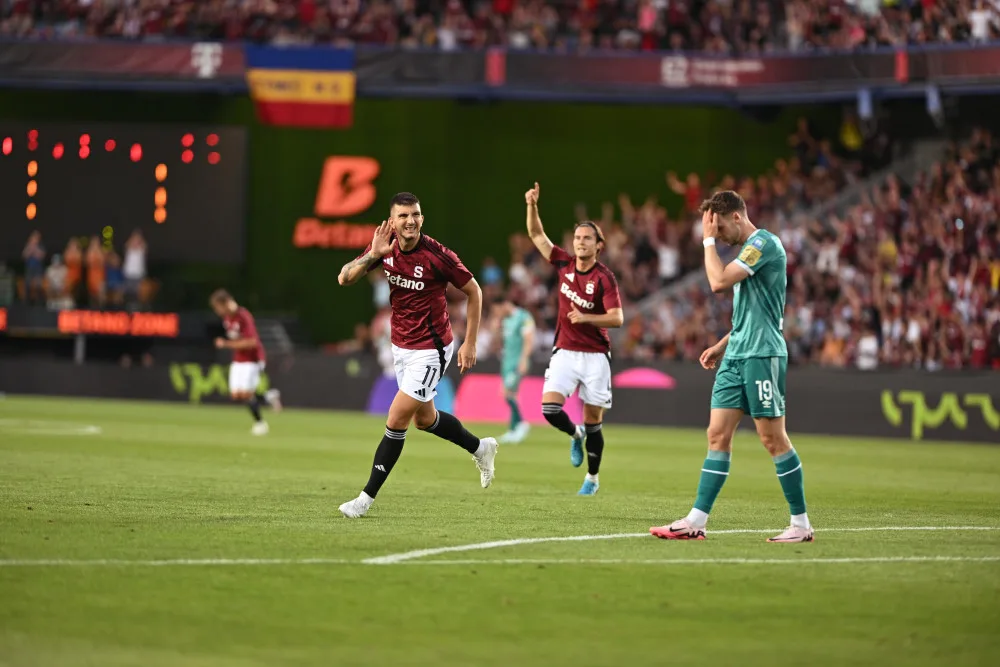 Sparta porazila Shamrock i v domácí odvetě 2. předkola Ligy mistrů