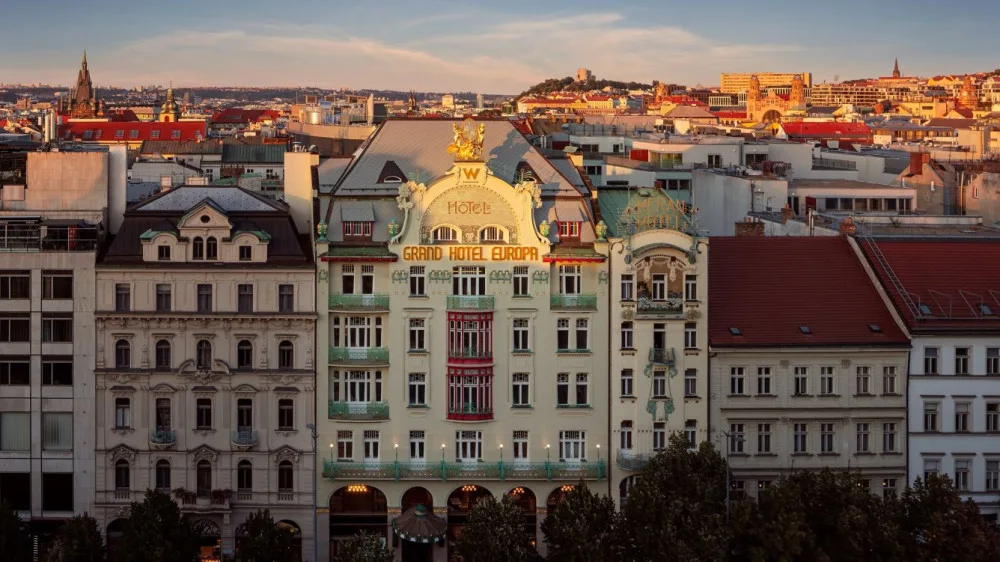 Zrekonstruovaný hotel Evropa na Václaváku v úterý otevřou, nově se jmenuje W Prague