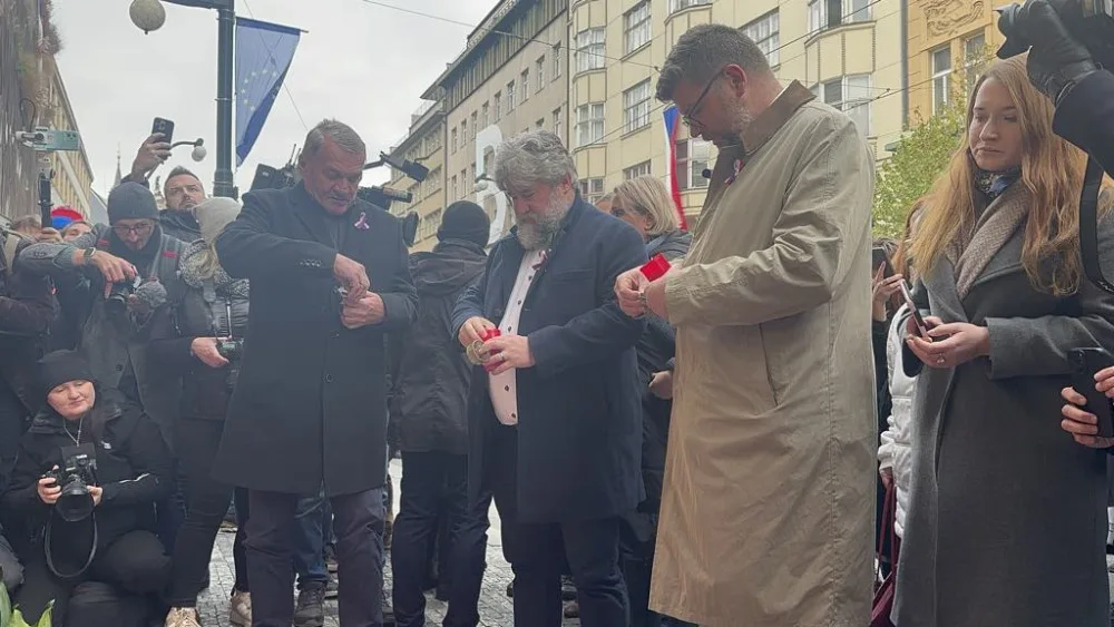 Na Národní třídě začíná program připomínající události sametové revoluce před 35 lety