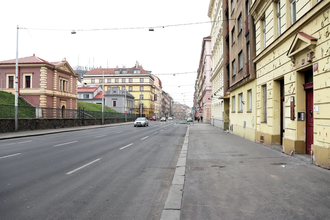 Ulice Tyršova před.