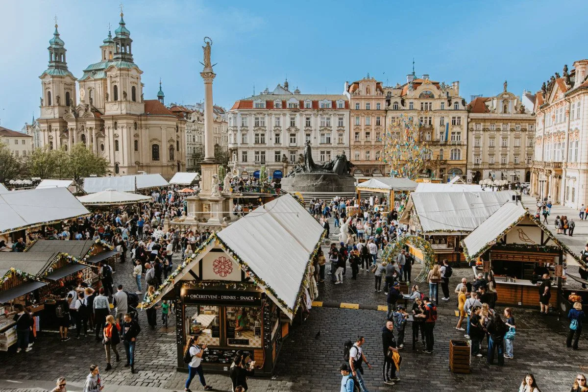 Velikonoční trhy na Staroměstském náměstí, foto Jakub Macháček