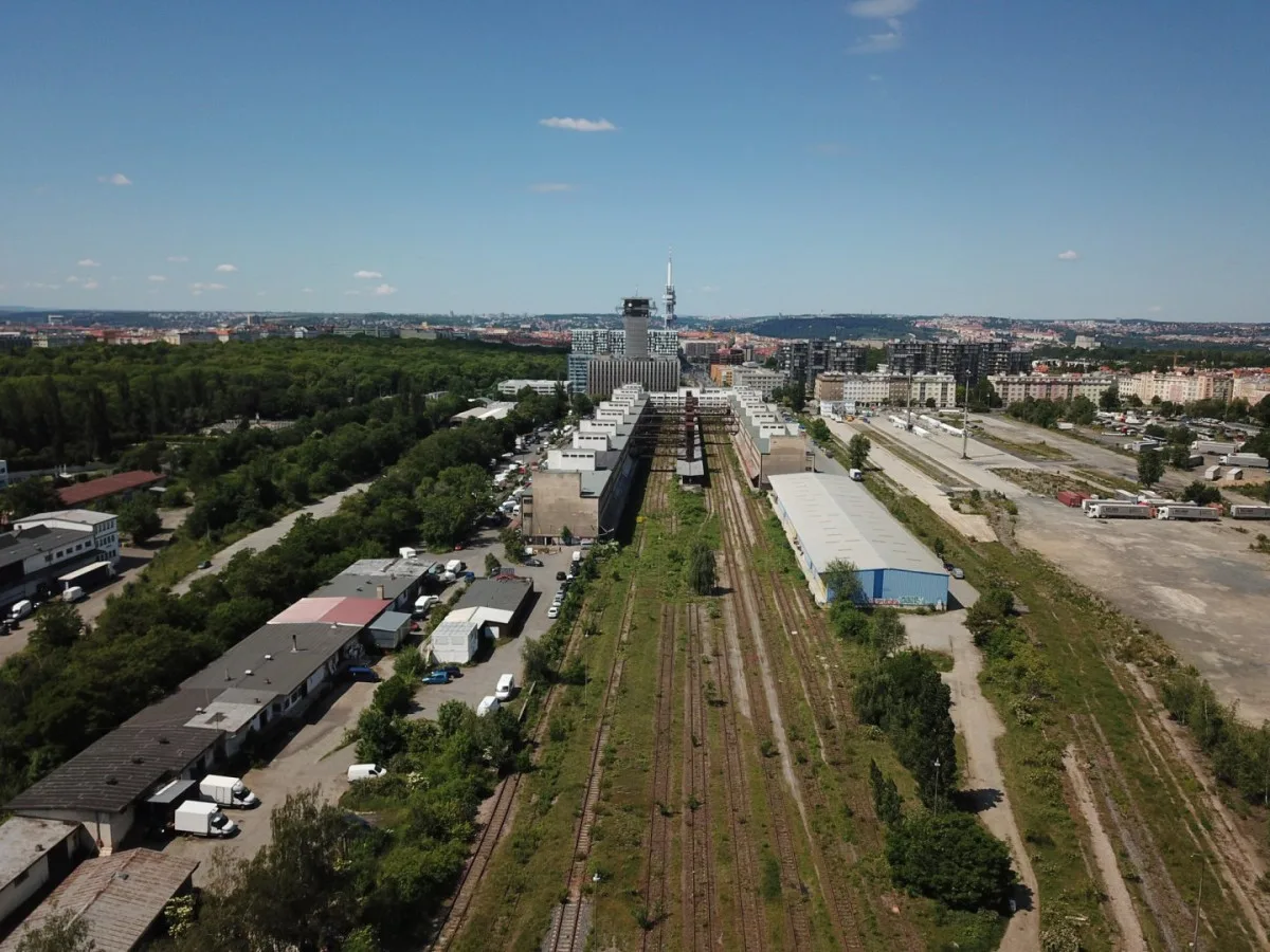 Nákladové nádraží Žižkov.