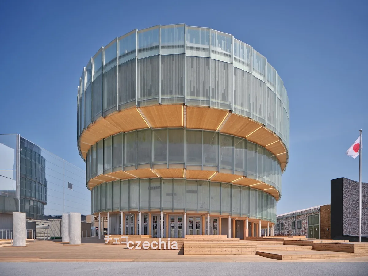Na japonském Expu otevřeli český pavilon, navrhli ho architekti z Prahy