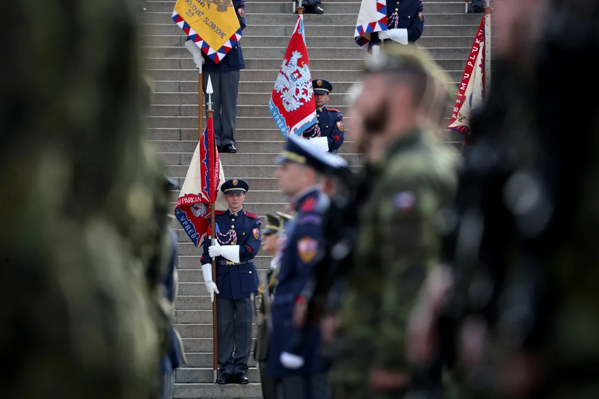 Je správné, že se stavíme za práva napadené Ukrajiny, řekl prezident při pietním aktu na Vítkově
