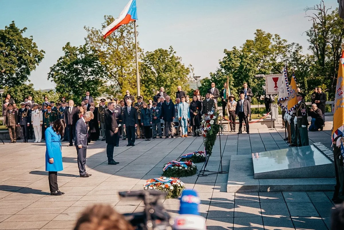 Je správné, že se stavíme za práva napadené Ukrajiny, řekl prezident při pietním aktu na Vítkově