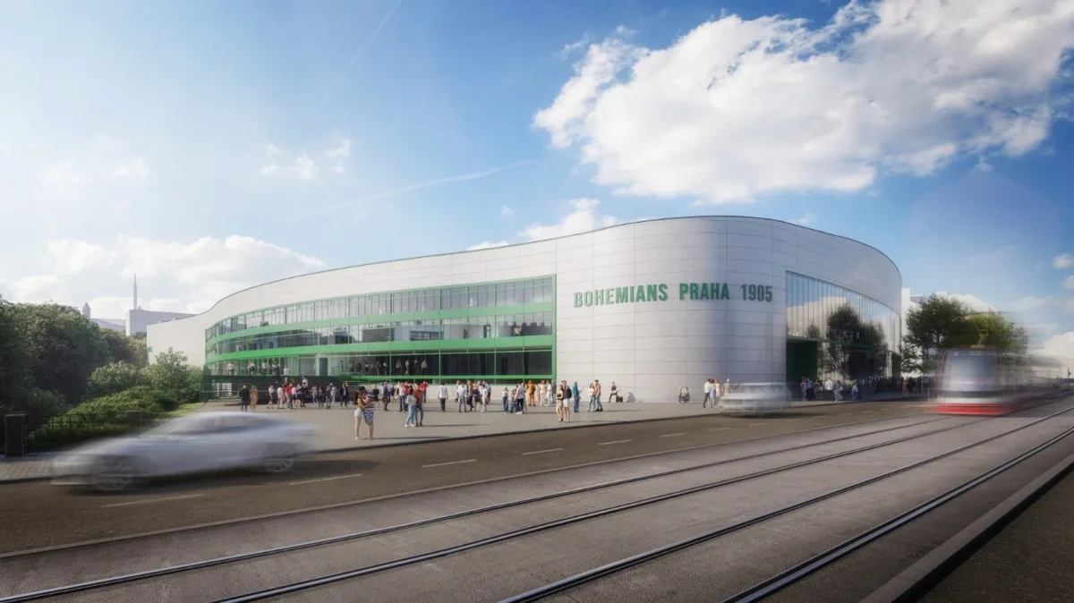 VIZUALIZACE: Nový stadion Bohemians dostal podobu, práce na Ďolíčku začnou už letos
