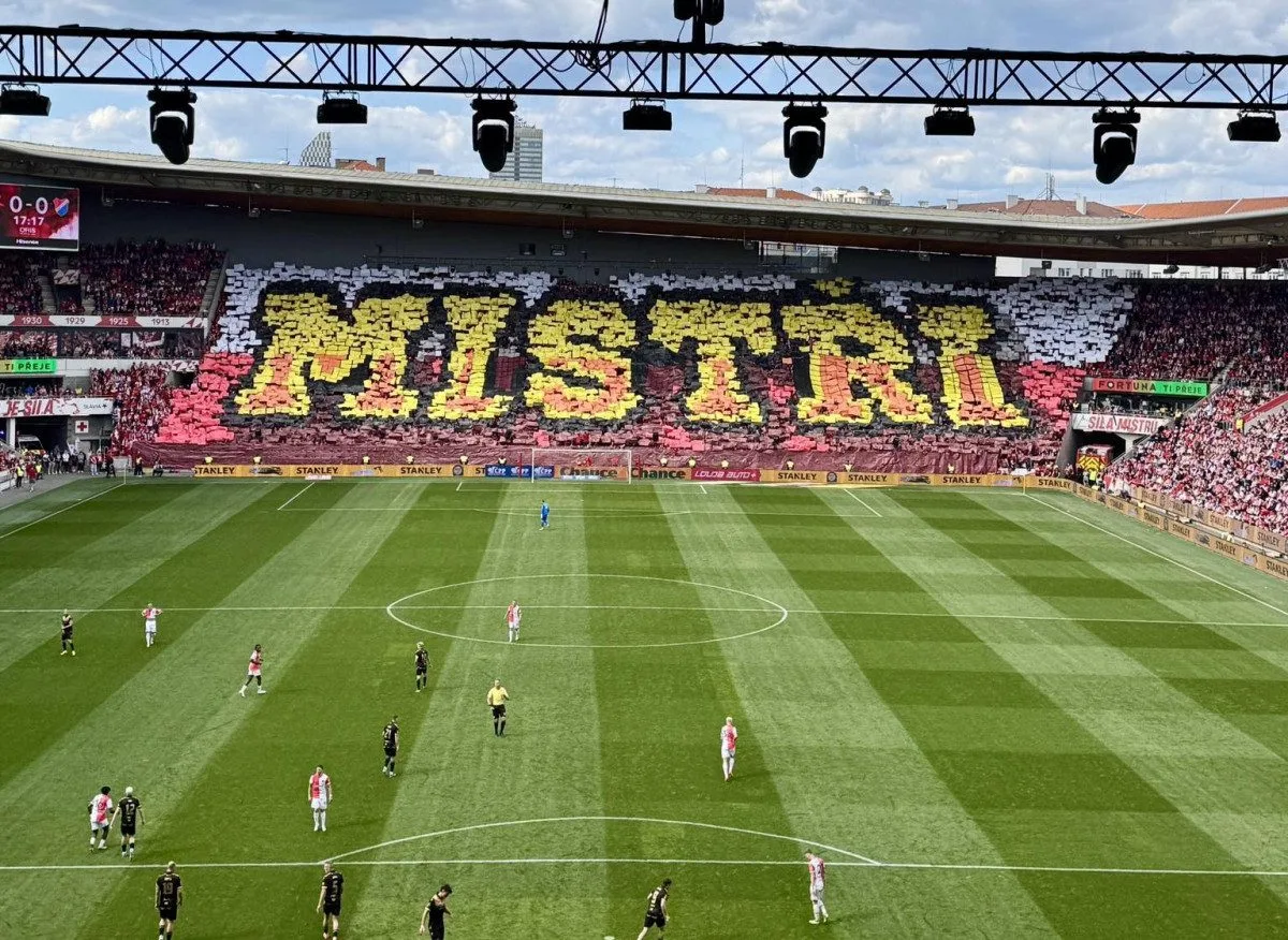 Slavia zakončila mistrovskou sezonu výhrou 3:0 nad Ostravou a bodovým rekordem