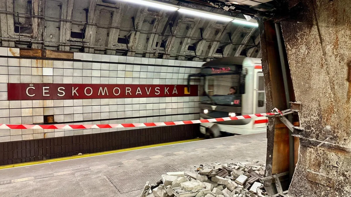 Českomoravská je od ledna zavřená, prochází rekonstrukcí.