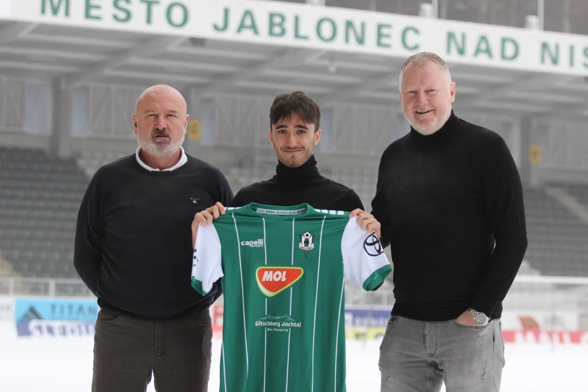 Michal Černák v Jablonci.