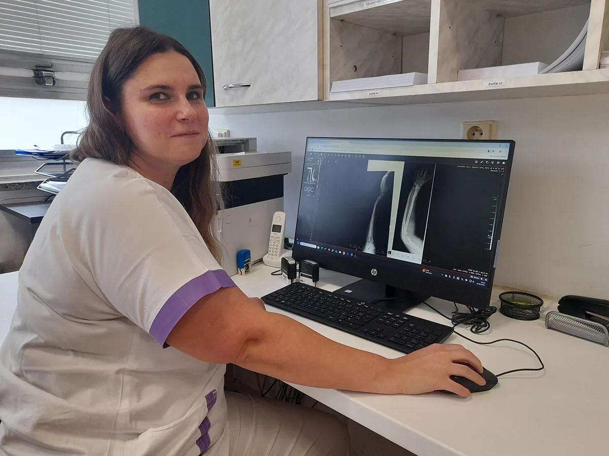 Veronika Schwarzerová, vedoucí sestra chirurgické ambulance Nemocnice AGEL Jeseník