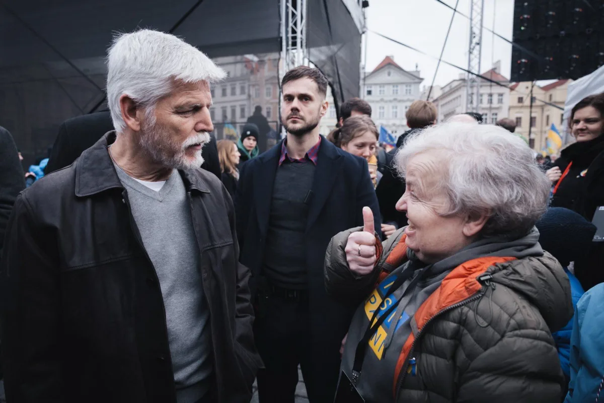 Dana Drábová s Petrem Pavlem.